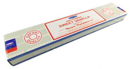 Rucherstbchen Sweet Vanilla von Satya 15g Packung. Ca. 15 Incence Sticks