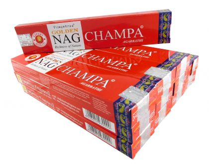 Vijayshree Rucherstbchen Golden Nag Champa 12 Packs a 15g