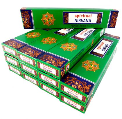 Rucherstbchen Spiritual Nirvana Big Pack 12 Packungen a 15g. Ca. 180 Incence Sticks