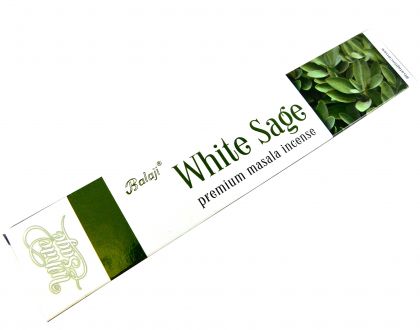 Rucherstbchen Balaji White Sage 15g Packung. Ca. 15 Incence Sticks
