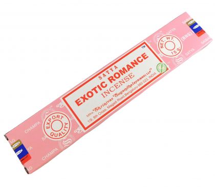 Rucherstbchen Exotic Romance von Satya 15g Packung. Ca. 15 Incence Sticks