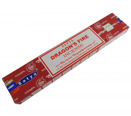 Rucherstbchen Dragons Fire von Satya 15g Packung. Ca. 15 Incence Sticks