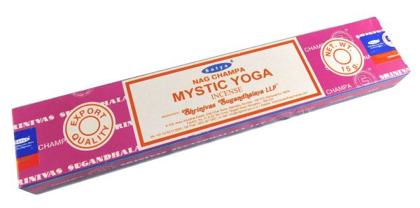 Rucherstbchen Mystic Yoga von Satya 15g Packung. Ca. 15 Incence Sticks