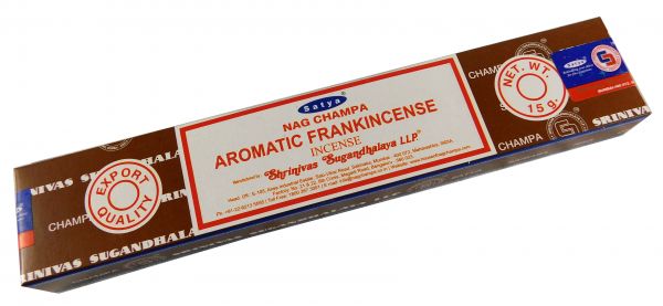 Rucherstbchen Aromatic Frankincense von Satya 15g Packung. Ca. 15 Incence Sticks