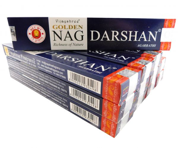 Vijayshree Rucherstbchen Golden Nag Darshan 12 Packs a 15g