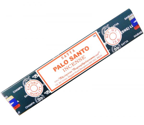 Räucherstäbchen Palo Santo von Satya 15g Packung. Ca. 15 Incence Sticks
