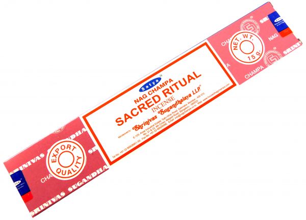 Rucherstbchen Sacred Ritual von Satya 15g Packung. Ca. 15 Incence Sticks