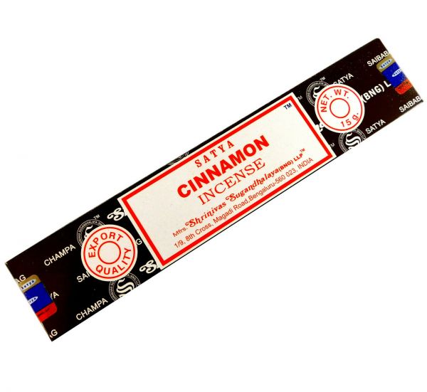 Rucherstbchen Cinnamon von Satya 15g Packung. Ca. 15 Incence Sticks