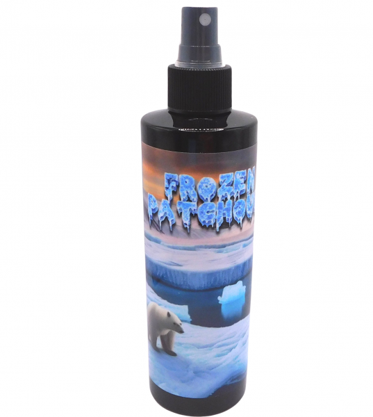 Kühl-Bodyspray Frozen Patchouli | 250 ml | Körperspray mit Aloe Vera | Kühleffekt beim Sprühen | mit Patchouli-Duft