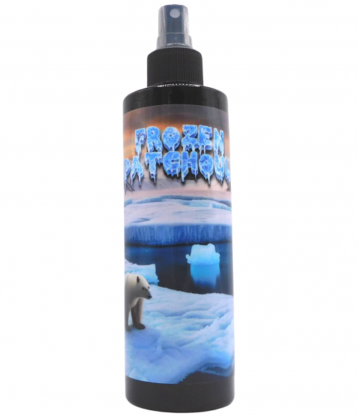 Kühl-Bodyspray Frozen Patchouli | 250 ml | Körperspray mit Aloe Vera | Kühleffekt beim Sprühen | mit Patchouli-Duft