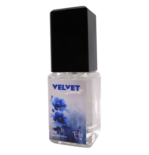 Velvet Secret Eau de Parfum, 25ml – Cremig-Zarter Duft mit Zitrus, Lavendel & Rosenessenz