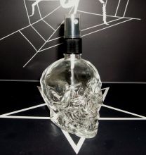 Parfumflakon Skull Totenkopf mit Zerstäuber 60ml leer Gothic