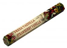 HEM Räucherstäbchen Strawberry Vanilla 20g Hexa Packung  Ca. 20 Incence Sticks