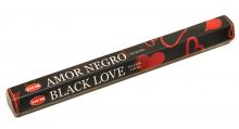 HEM Räucherstäbchen Black Love 20g Hexa Packung  Ca. 20 Incence Sticks