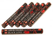 HEM Räucherstäbchen Sparset. 6 Packungen ca. 120 Sticks Black Love