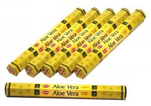HEM Räucherstäbchen Sparset. 6 Packungen ca. 120 Sticks Aloe Vera
