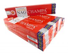 Vijayshree Räucherstäbchen Golden Nag Champa 12 Packs a 15g
