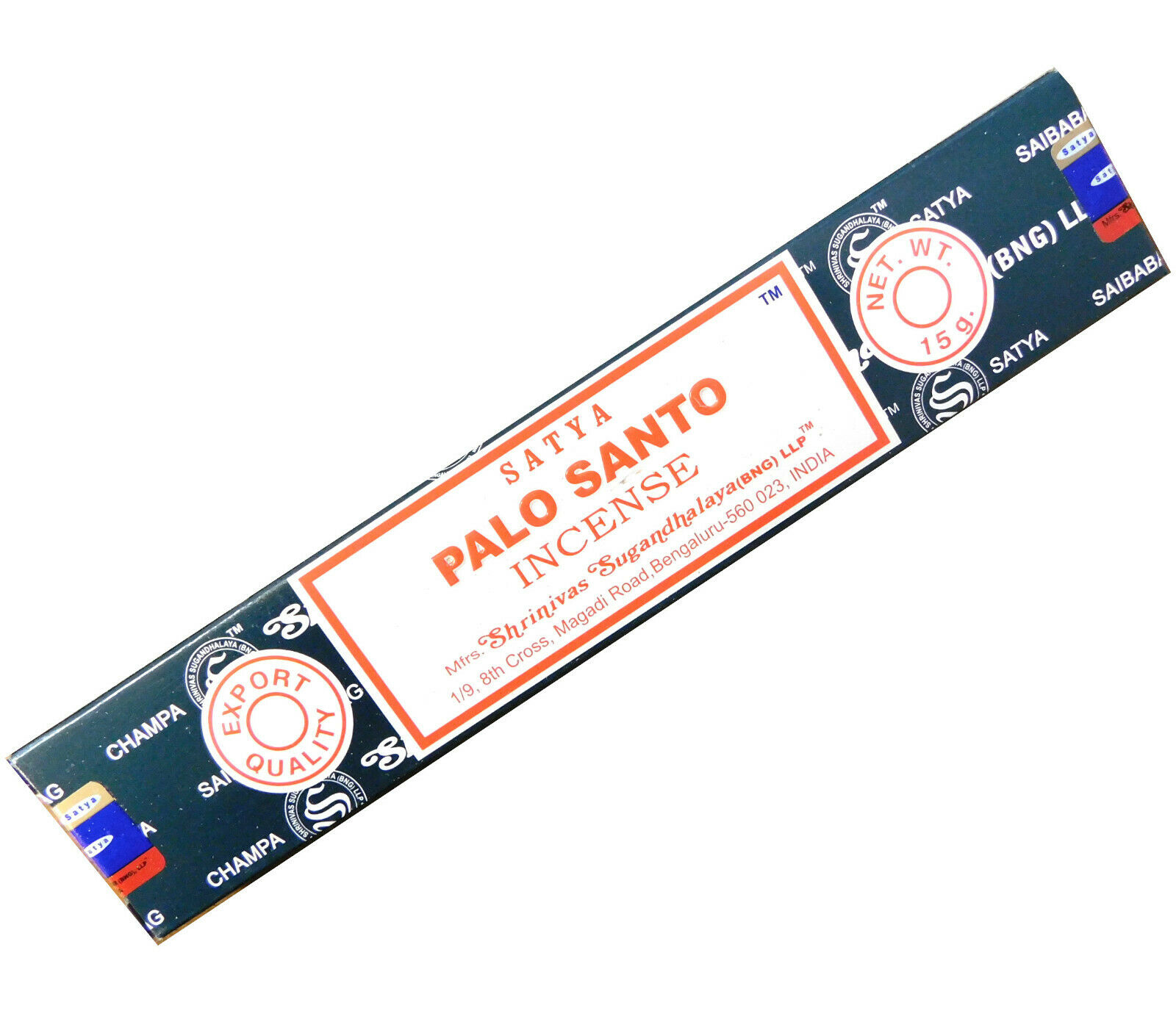 Bild von Räucherstäbchen Palo Santo von Satya 15g Packung. Ca. 15 Incence Sticks