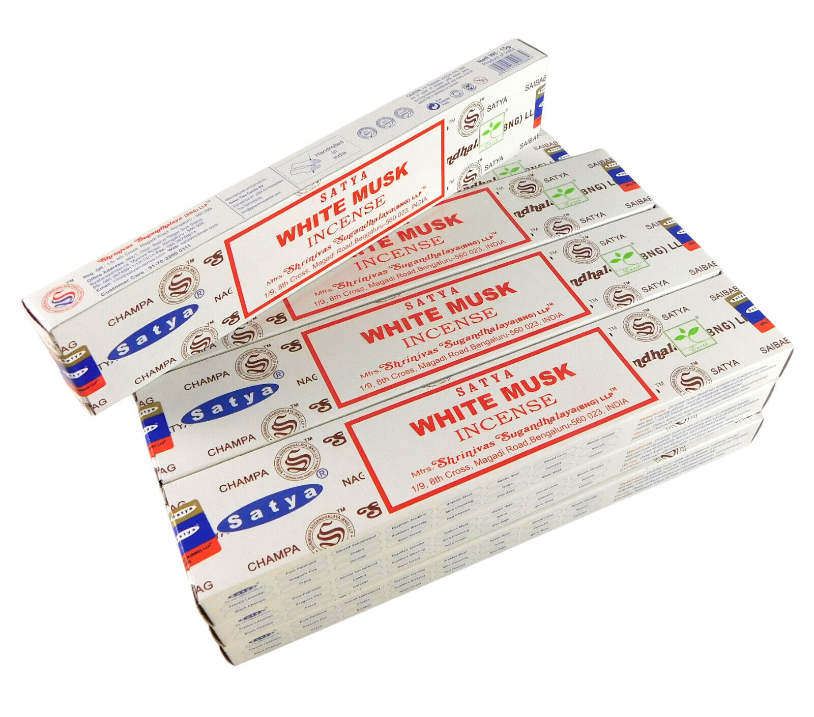 Bild von Satya Räucherstäbchen White Musk,12 Packs a 15g