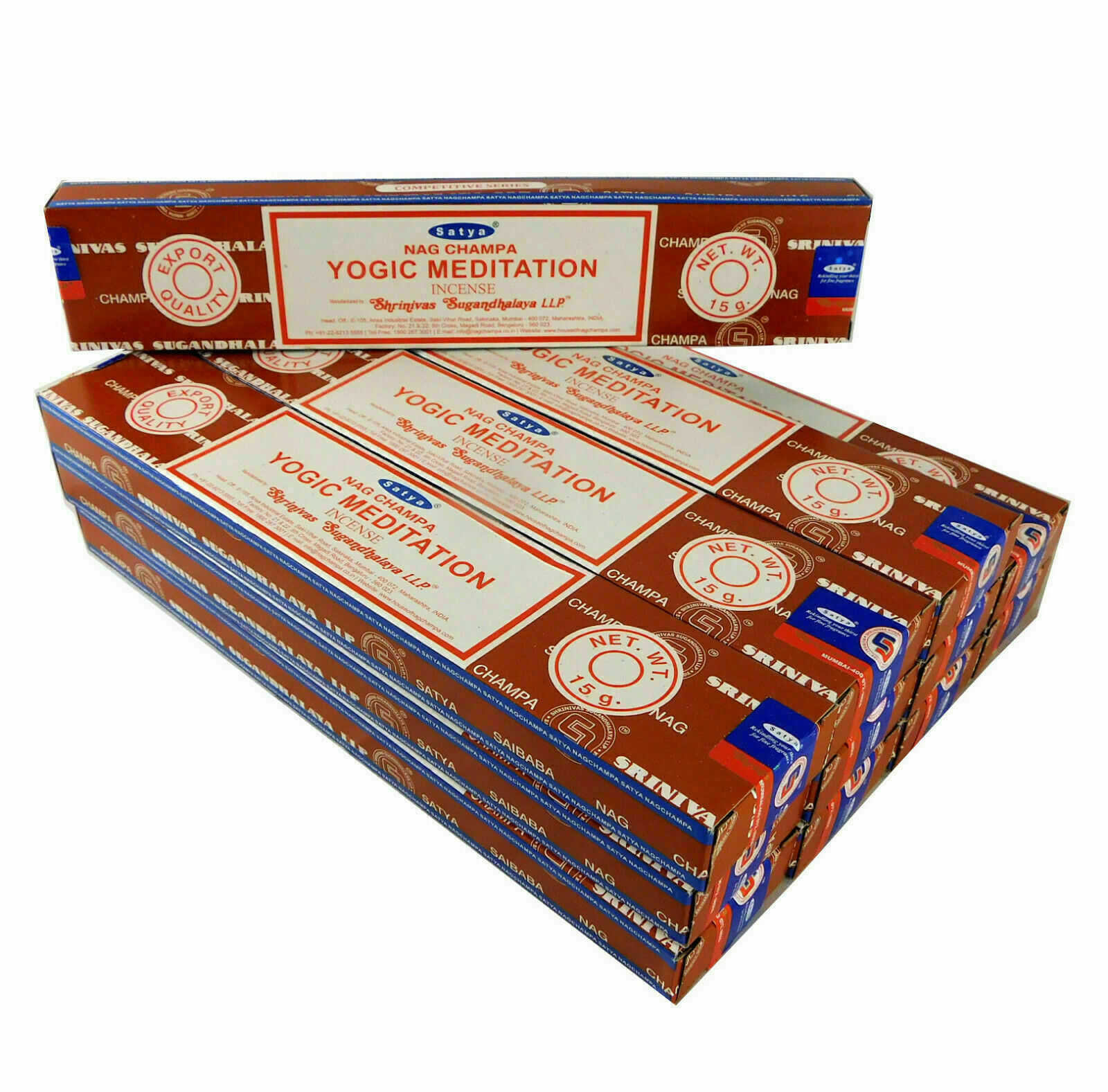 Bild von Satya Räucherstäbchen  Yogic Meditation 12 Packs a 15g