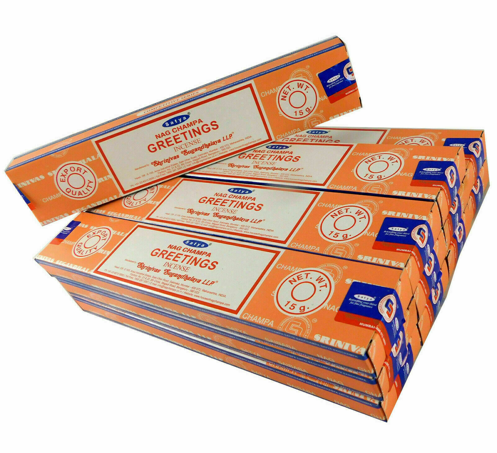 Bild von Satya Räucherstäbchen Greetings 12 Packs a 15g