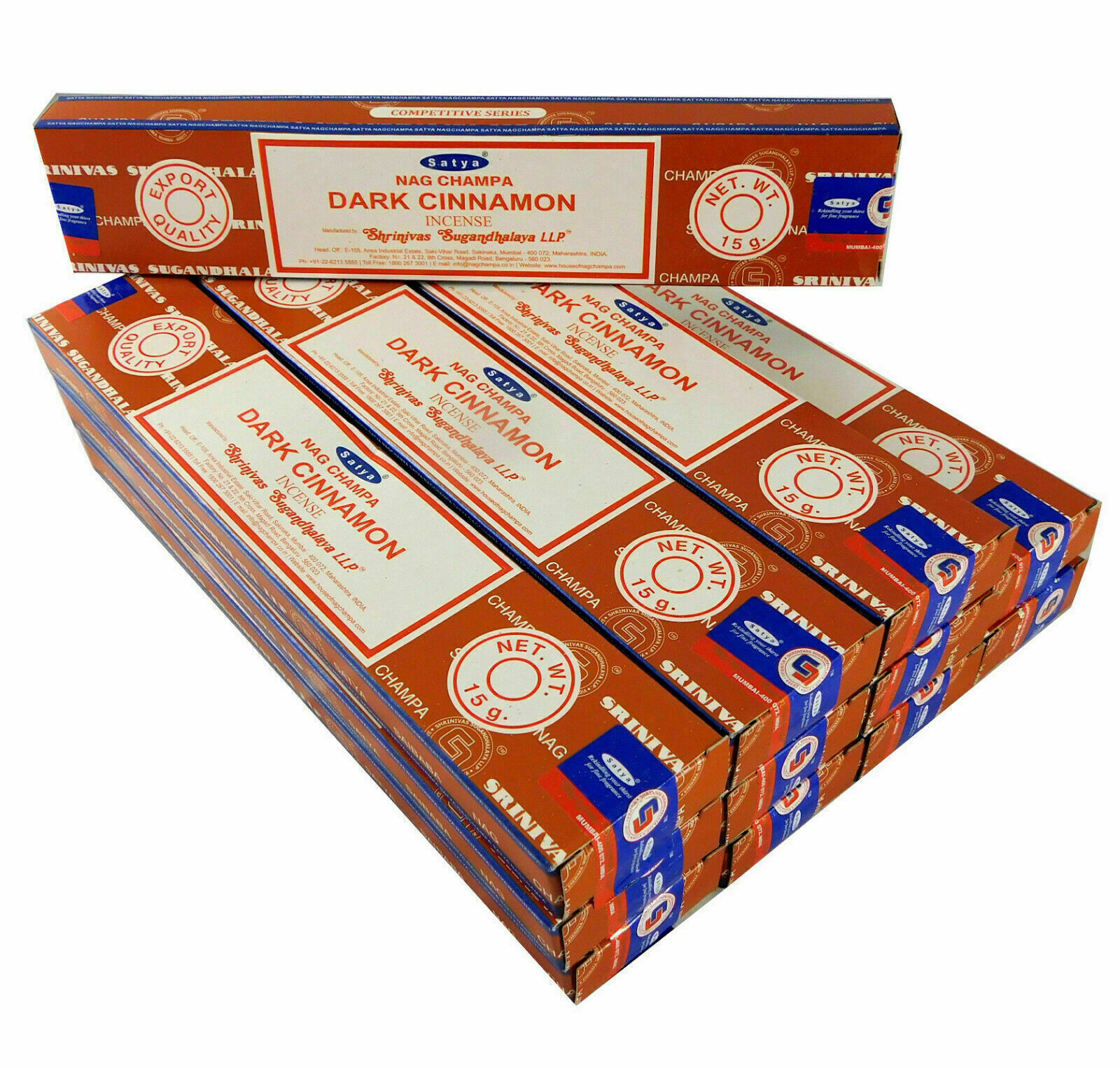Satya Räucherstäbchen  Dark Cinnamon 12 Packs a 15g, Bild 1