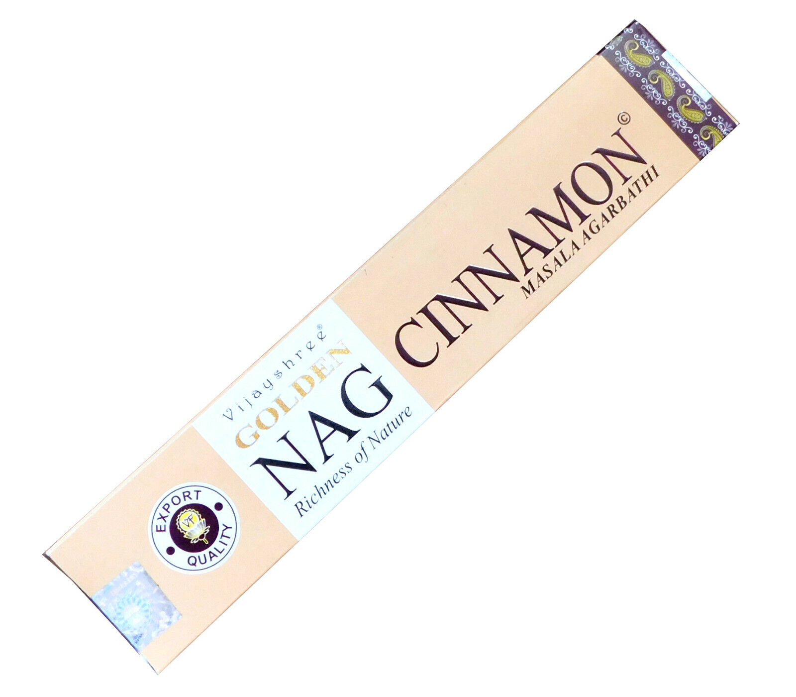 Bild von Räucherstäbchen Golden Nag Cinnamon von Vijayshree 15g Packung. Ca. 15 Incence Sticks