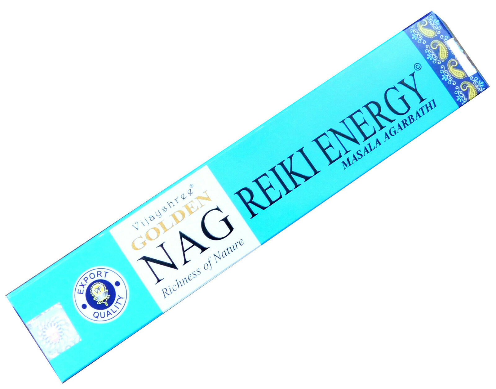 Bild von Räucherstäbchen Golden Nag Reiki Energy von Vijayshree 15g Packung. Ca. 15 Incence Sticks