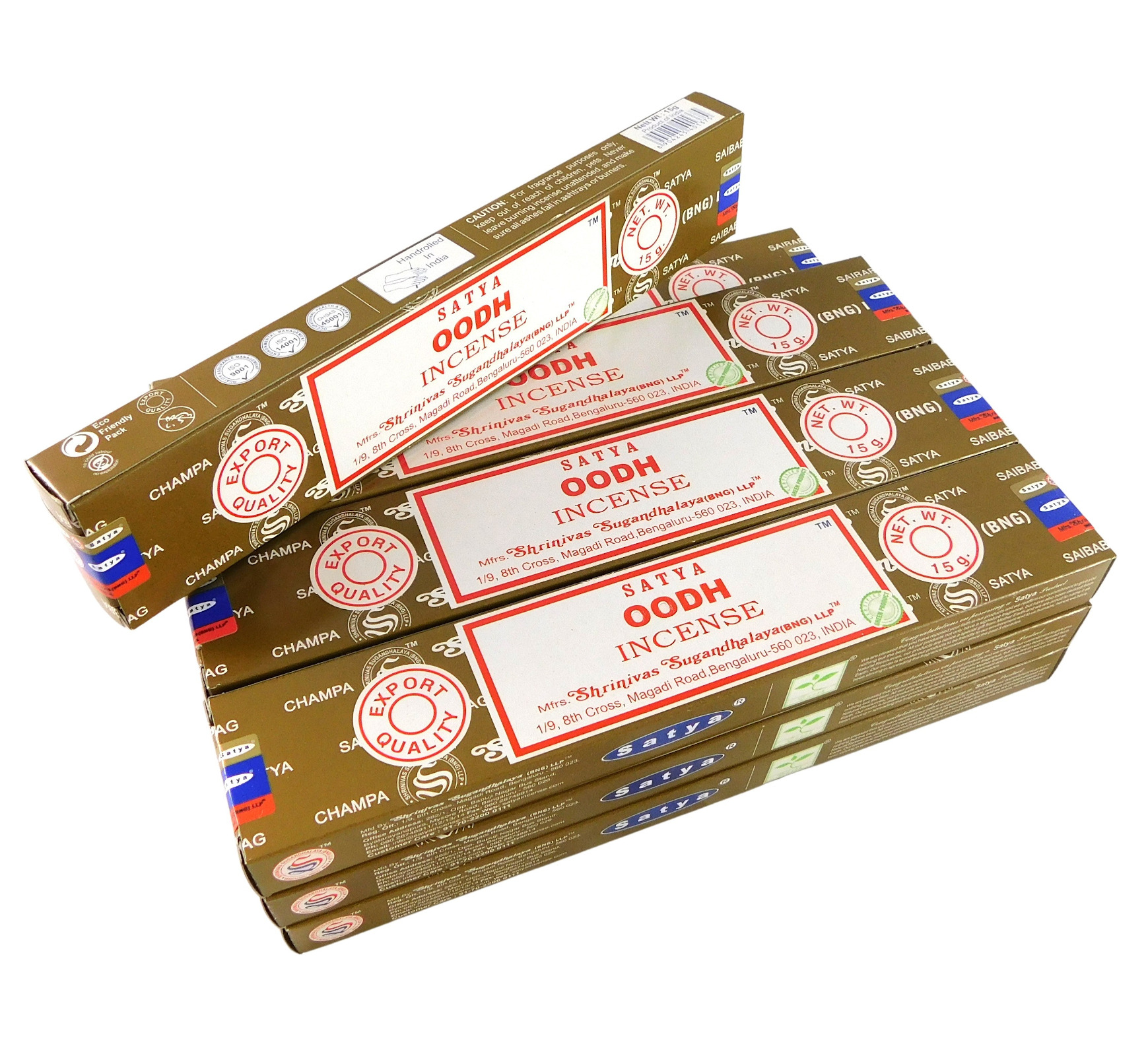 Bild von Satya Räucherstäbchen Oodh 12 Packs a 15g