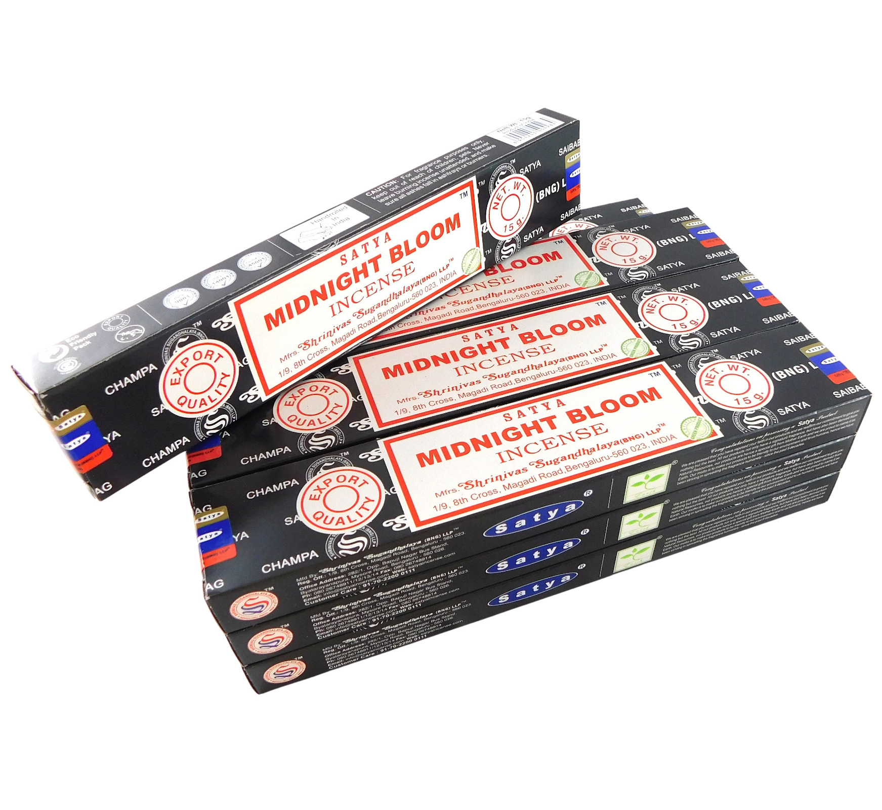Bild von Satya Räucherstäbchen Midnight Bloom, 12 Packs a 15g