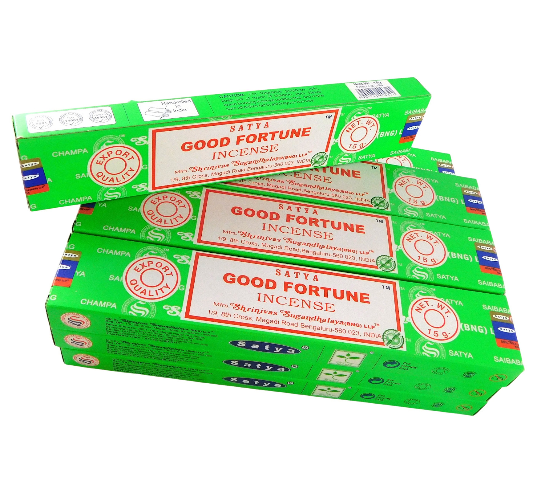 Satya Räucherstäbchen Good Fortune, 12 Packs a 15g, Bild 1