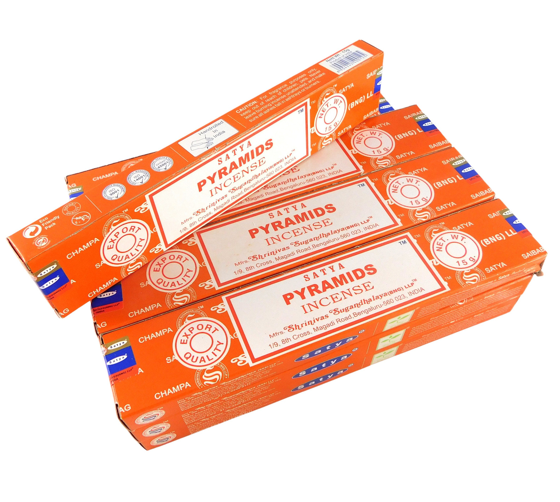 Bild von Satya Räucherstäbchen Pyramids, 12 Packs a 15g