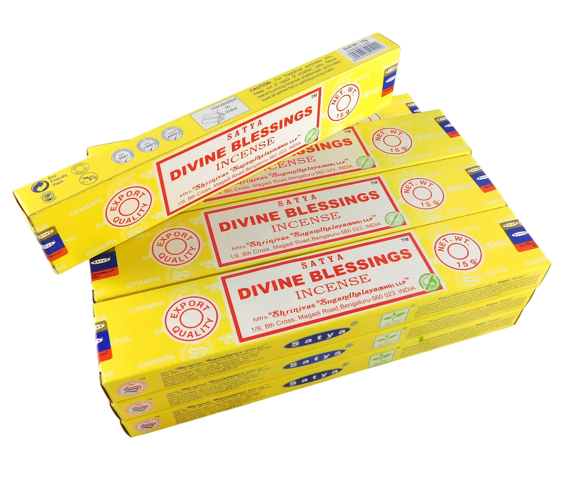 Bild von Satya Räucherstäbchen Divine Blessings, 12 Packs a 15g