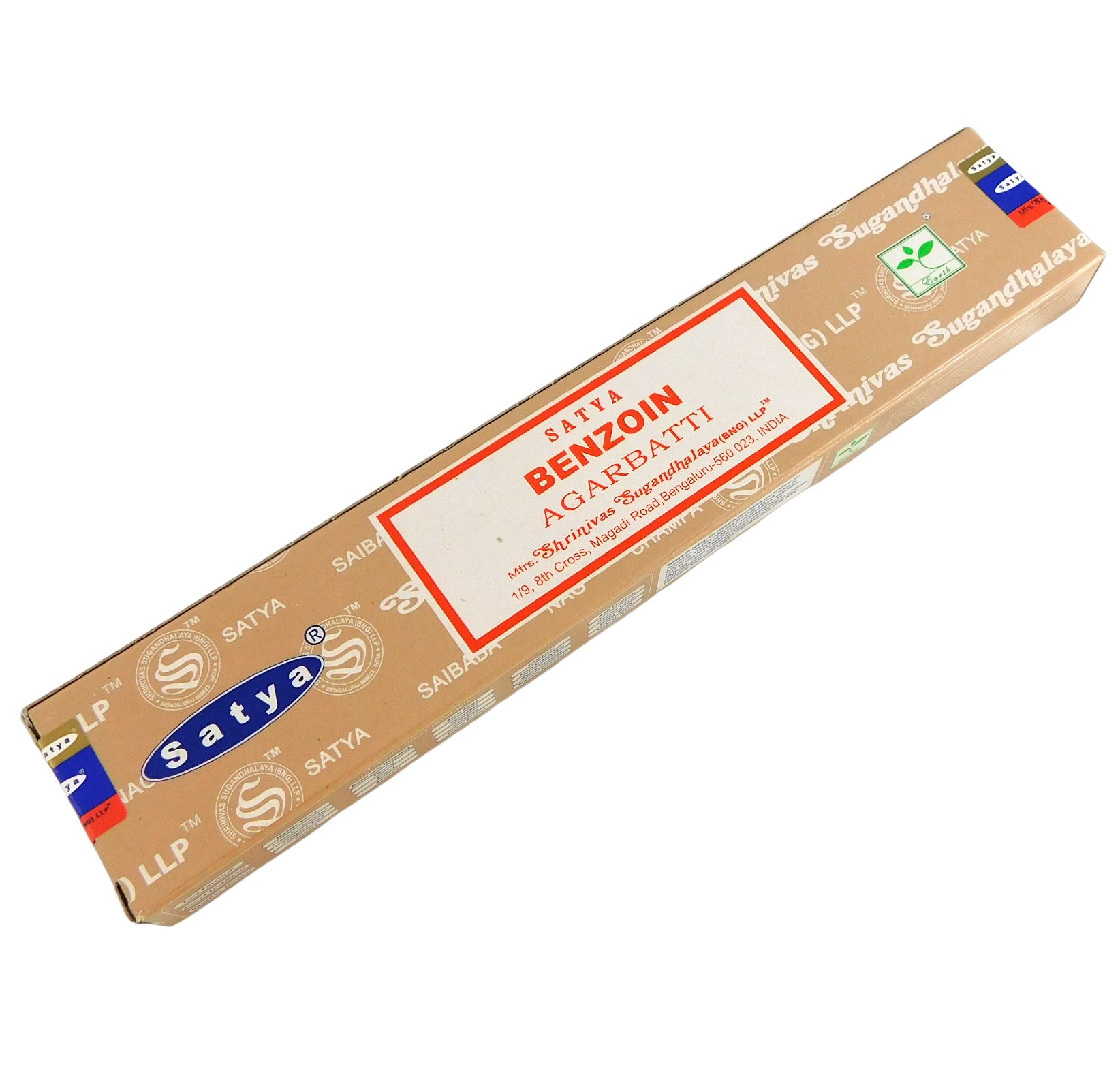 Bild von Räucherstäbchen Benzoin von Satya 15g Packung. Ca. 15 Incence Sticks