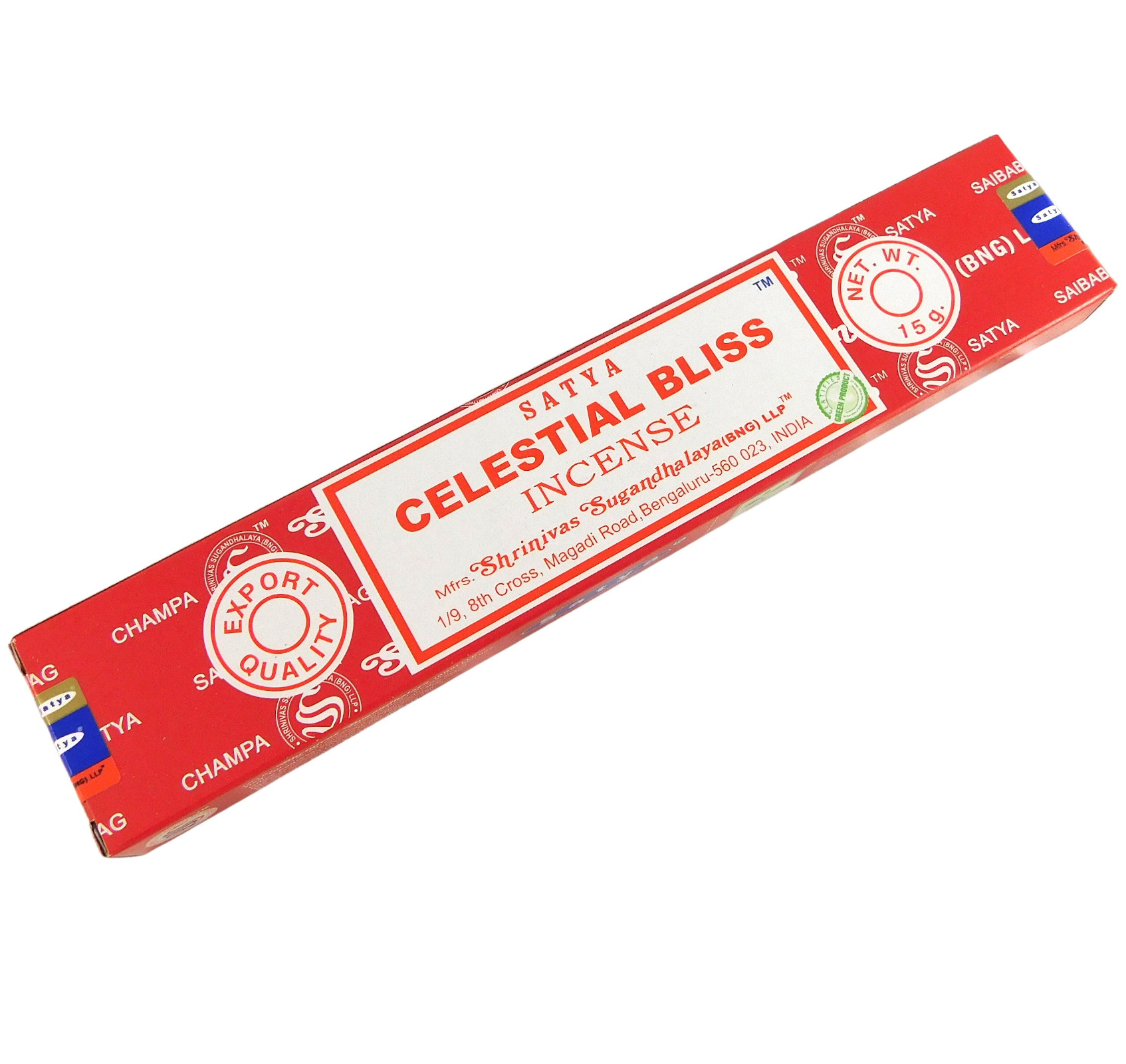 Bild von Räucherstäbchen Celestial Bliss von Satya 15g Packung. Ca. 15 Incence Sticks