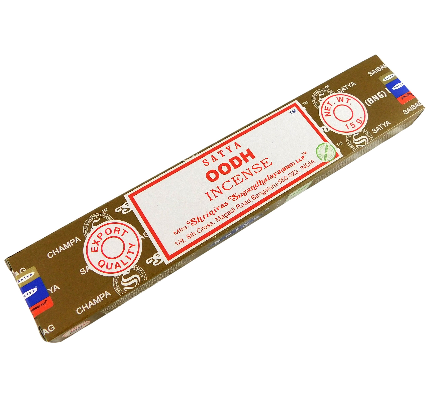 Bild von Räucherstäbchen Oodh von Satya 15g Packung. Ca. 15 Incence Sticks