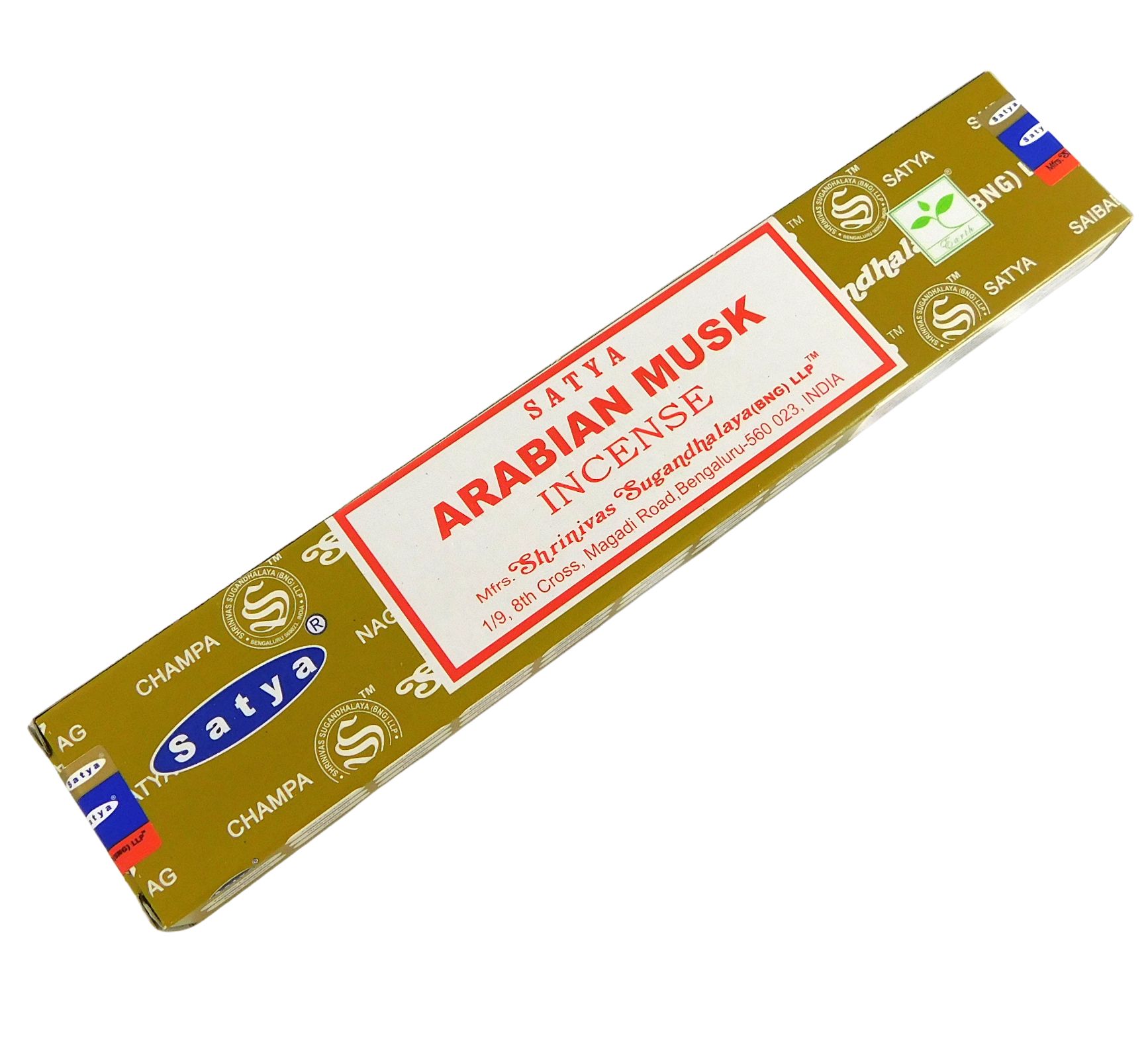 Bild von Räucherstäbchen Arabian Musk von Satya 15g Packung. Ca. 15 Incence Sticks