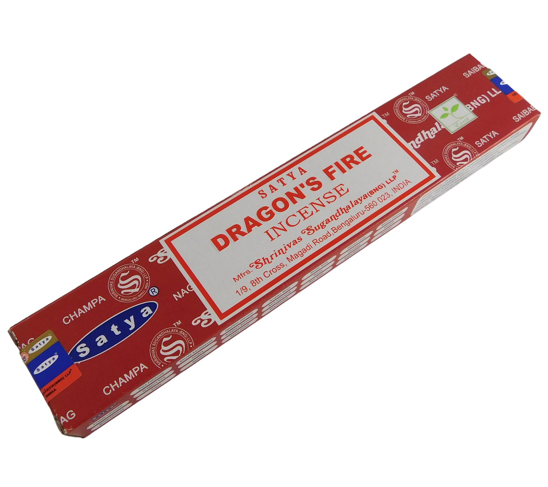 Bild von Räucherstäbchen Dragons Fire von Satya 15g Packung. Ca. 15 Incence Sticks