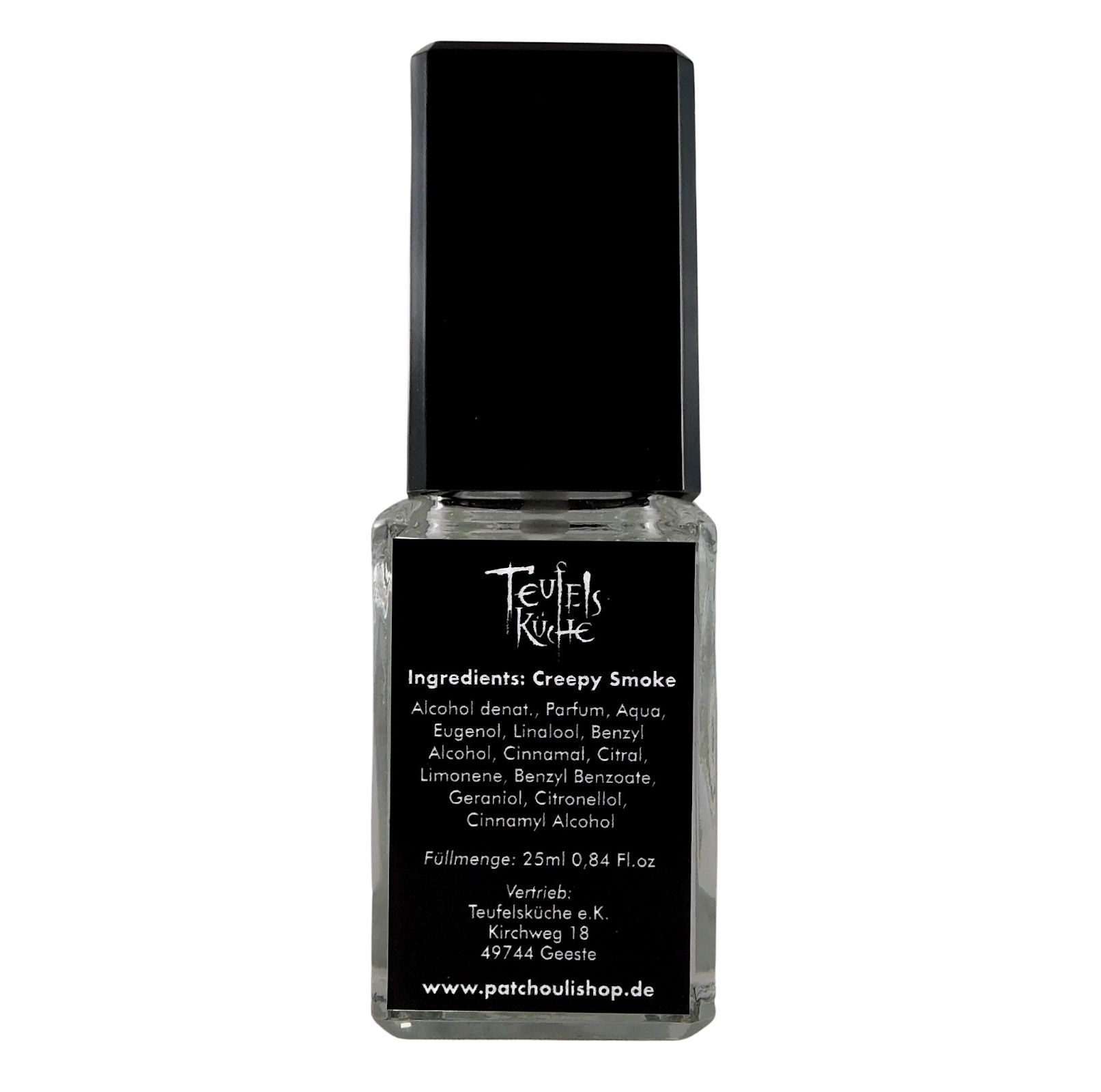 Bild von Creepy Smoke, Eau de Parfum Vaporisateur/Spray, 25 ml Glasflakon, rauchiger Duft mit Vanille