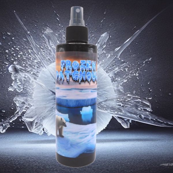 Bild von Kühl-Bodyspray Frozen Patchouli  250 ml  Körperspray mit Aloe Vera  Kühleffekt beim Sprühen  mit Patchouli-Duft