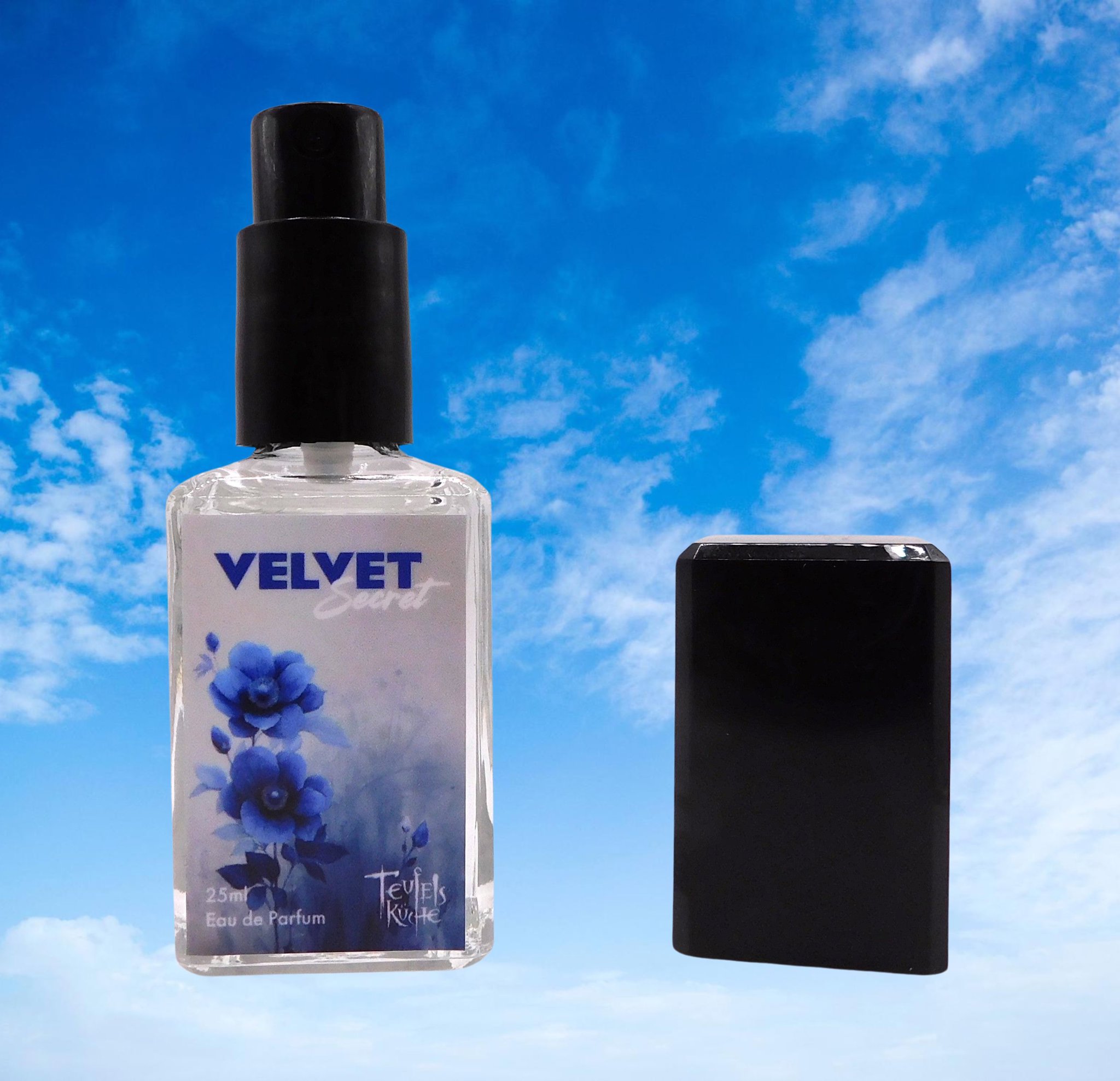 Bild von Velvet Secret Eau de Parfum, 25ml – Cremig-Zarter Duft mit Zitrus, Lavendel & Rosenessenz