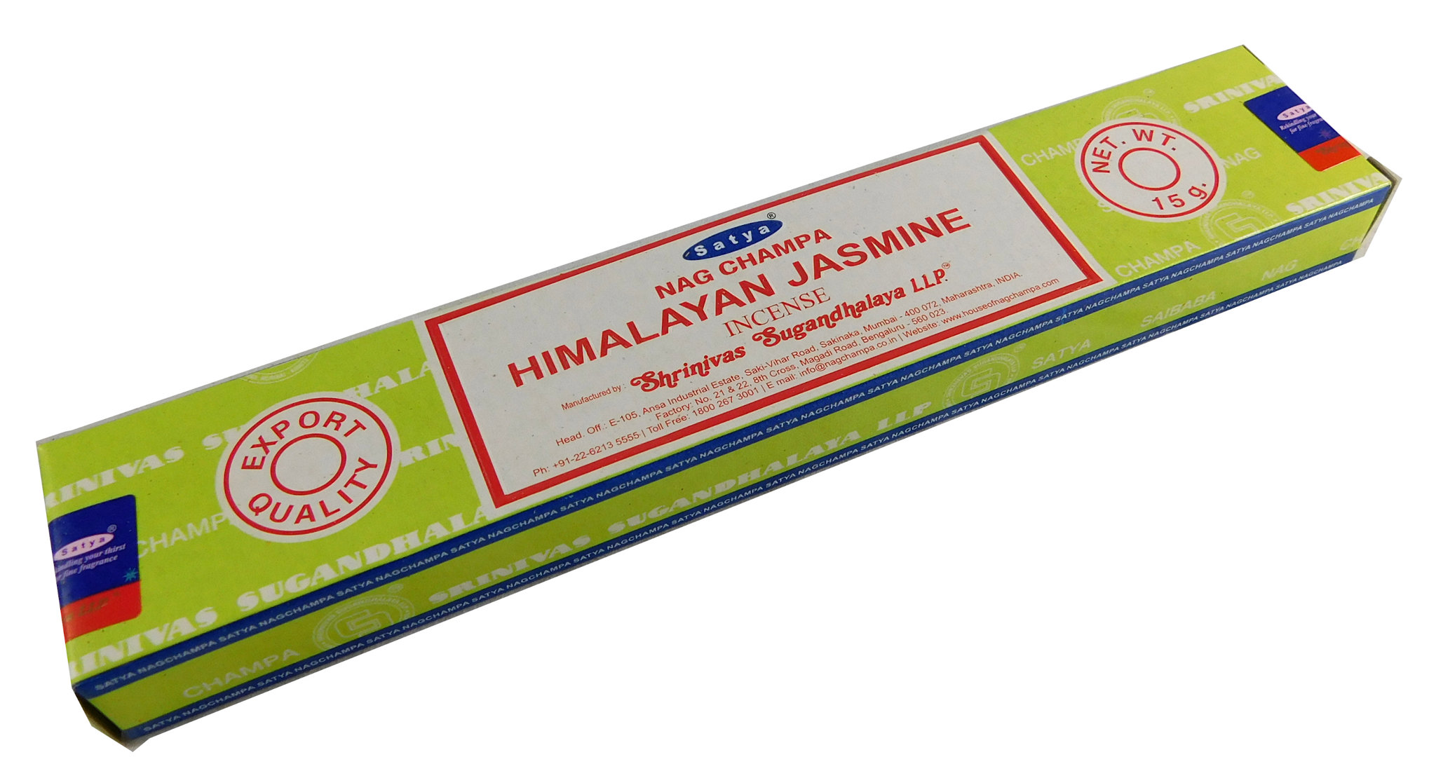 Bild von Räucherstäbchen Himalayan Jasmine von Satya 15g Packung. Ca. 15 Incence Sticks