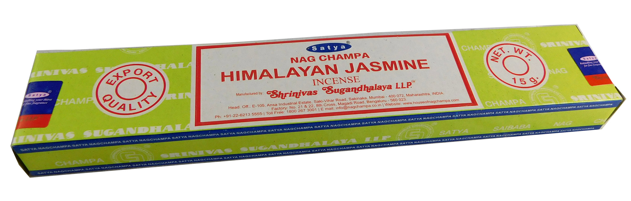 Bild von Räucherstäbchen Himalayan Jasmine von Satya 15g Packung. Ca. 15 Incence Sticks