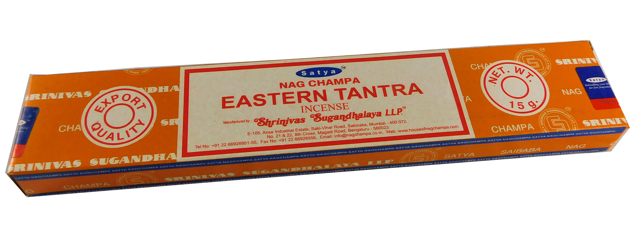 Bild von Räucherstäbchen Eastern Tantra von Satya 15g Packung. Ca. 15 Incence Sticks