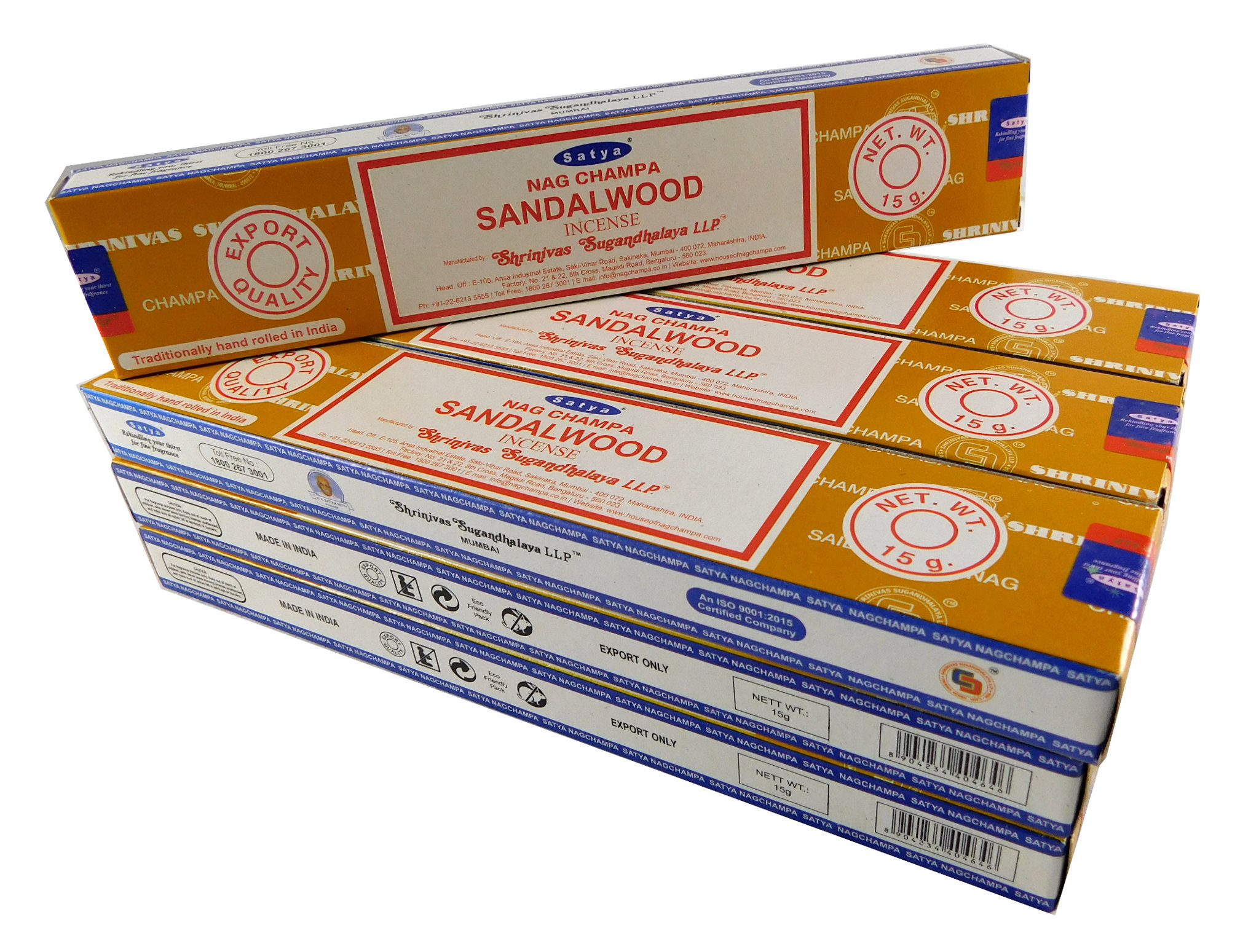 Bild von Satya Räucherstäbchen Sandalwood 12 Packs a 15g