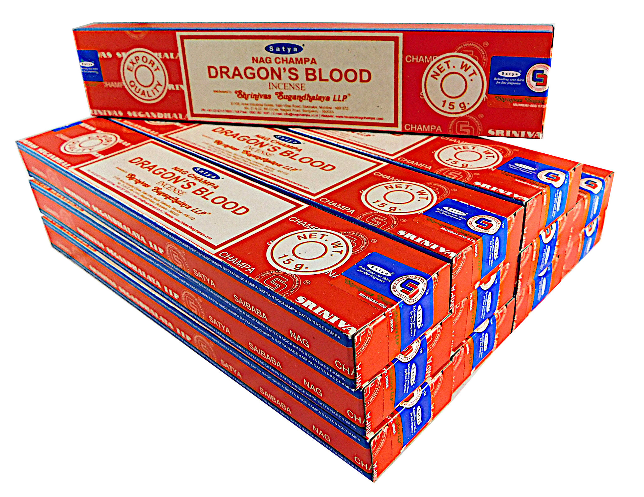 Bild von Satya Räucherstäbchen Dragon&#180;s Blood 12 Packs a 15g