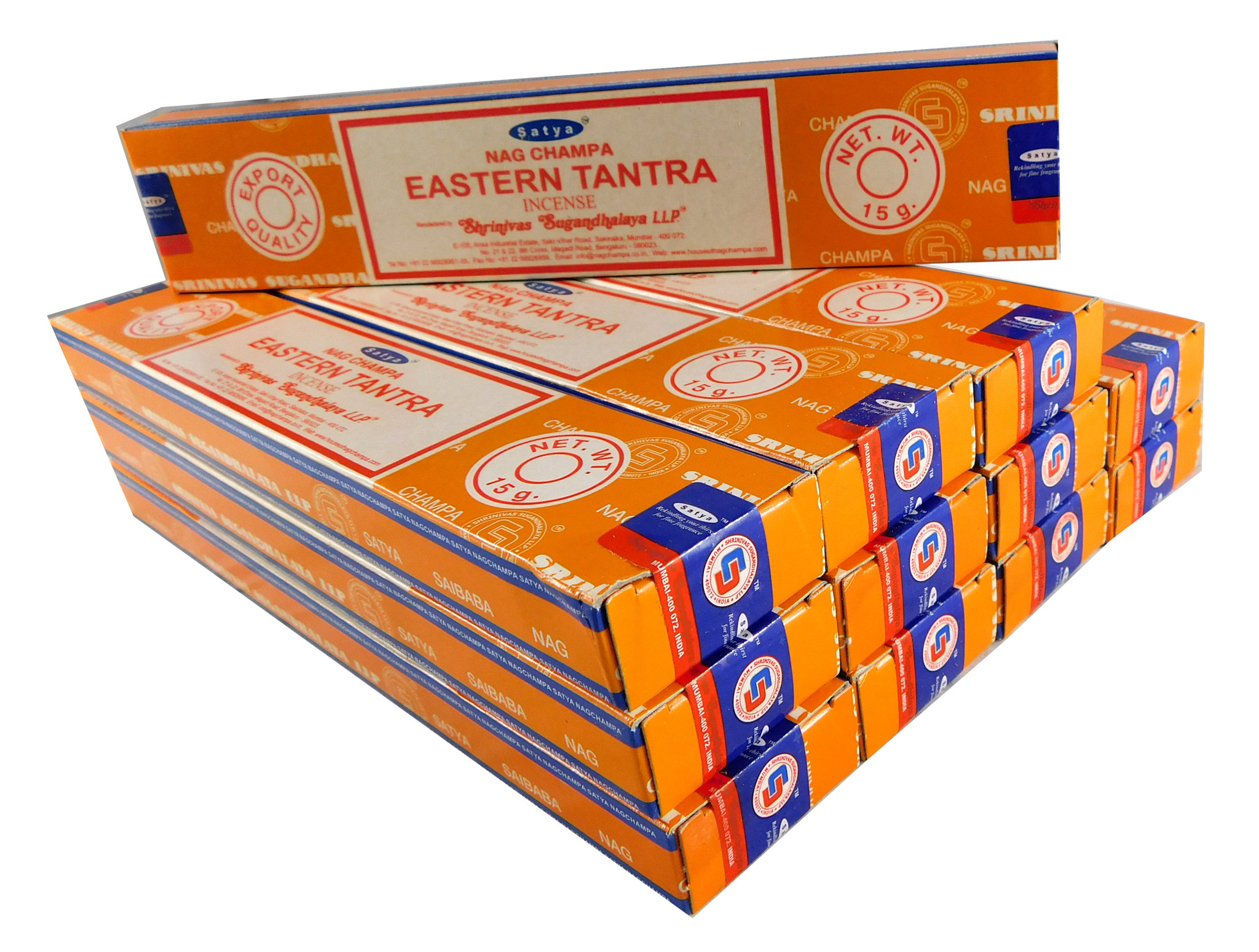Bild von Satya Räucherstäbchen Eastern Tantra 12 Packs a 15g