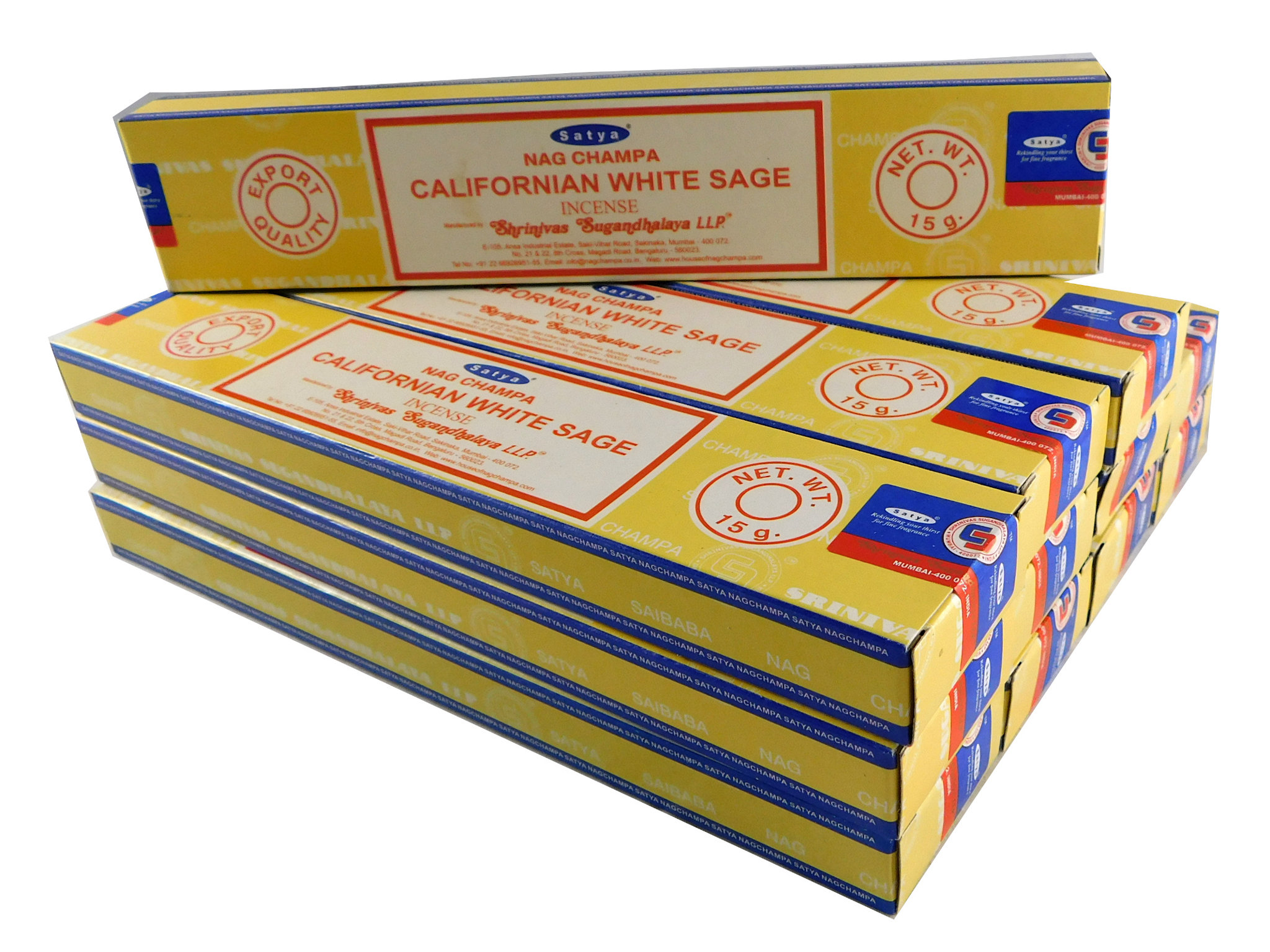 Bild von Satya Räucherstäbchen California White Sage 12 Packs a 15g