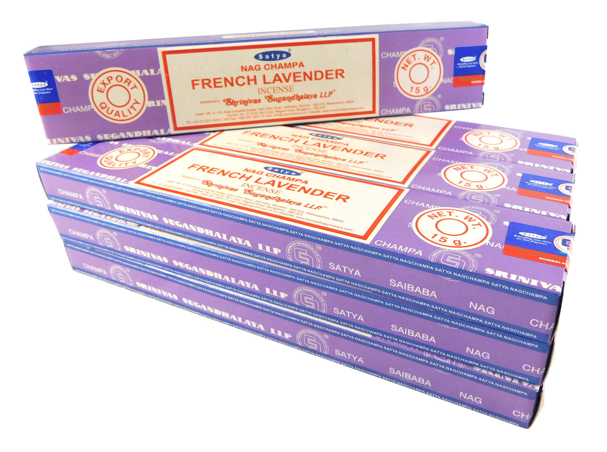 Bild von Satya Räucherstäbchen French Lavender 12 Packs a 15g
