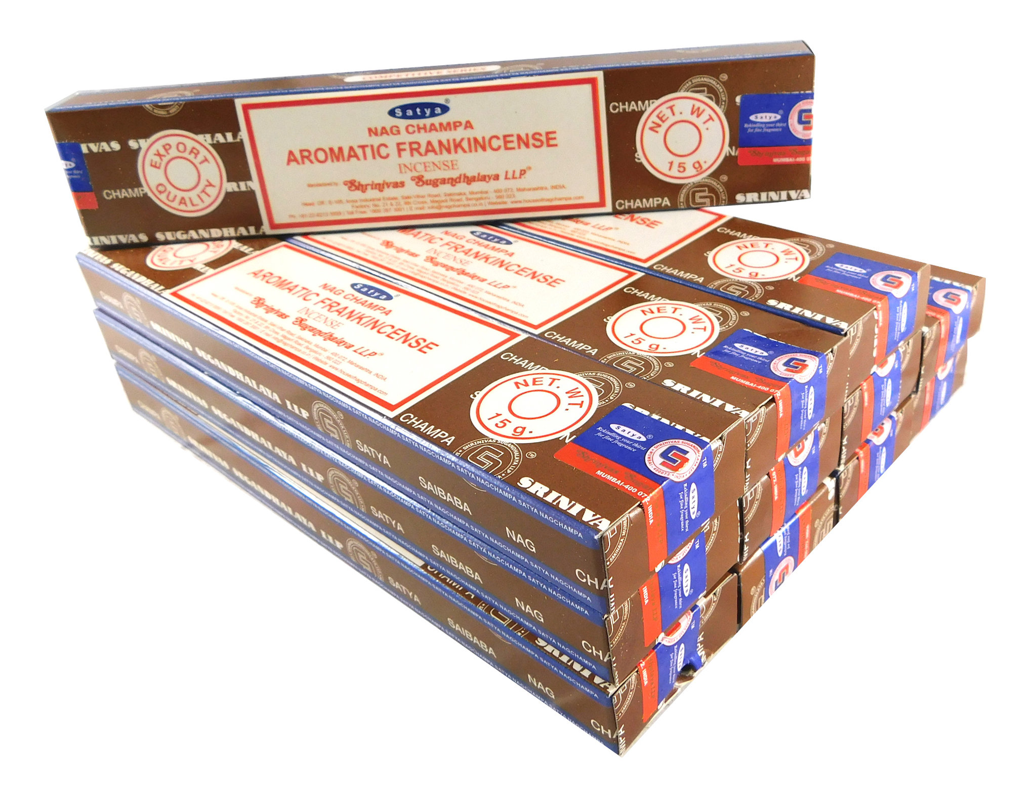 Bild von Satya Räucherstäbchen Aromatic Frankincense 12 Packs a 15g